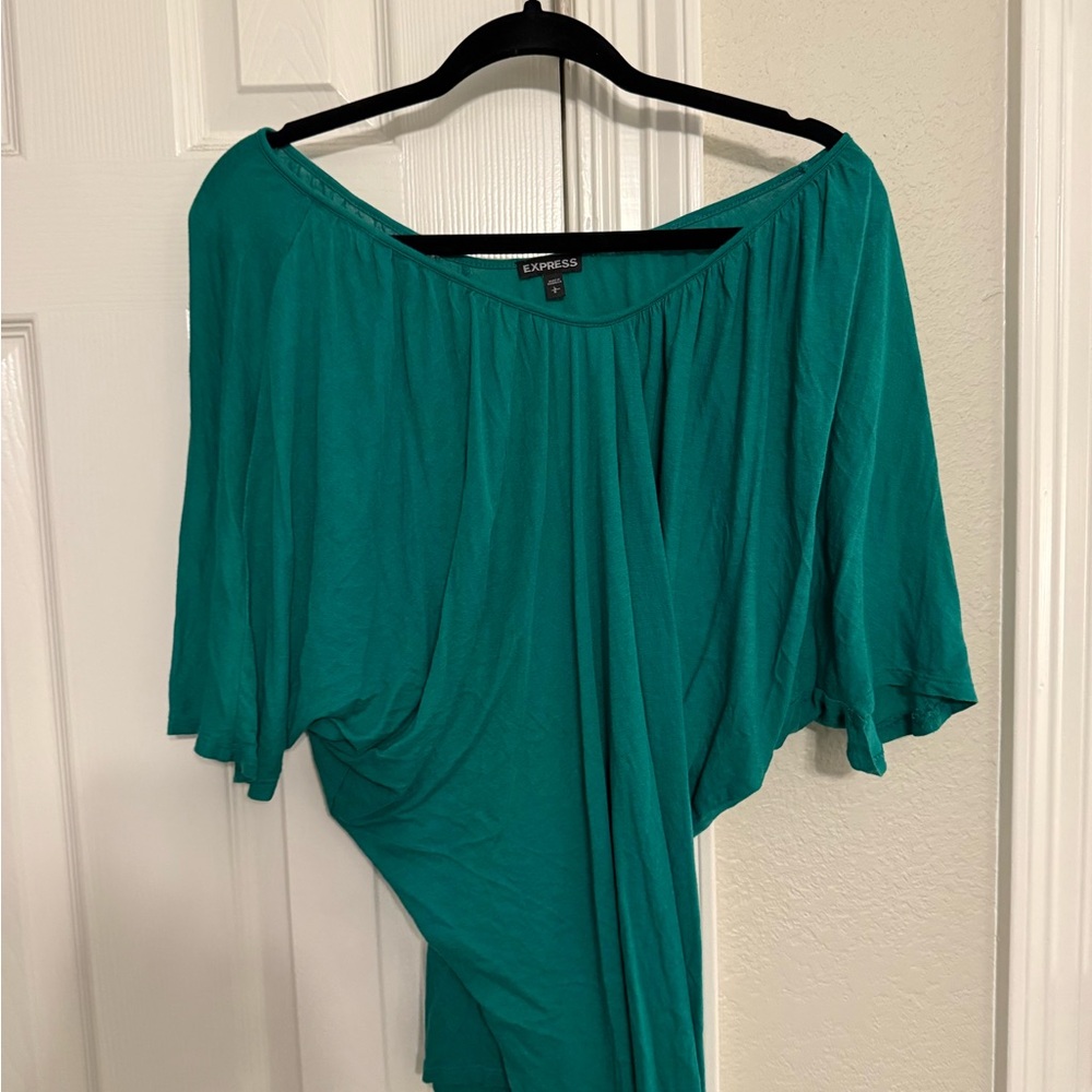 Express Vibrant Green Top